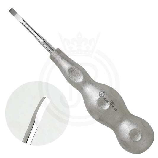 Dental Flat Elevator Silver Coated