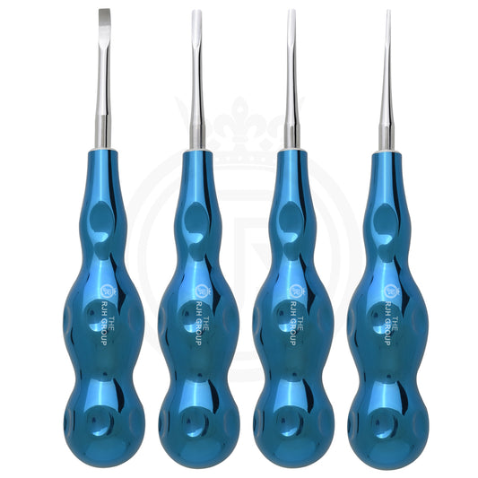 4 Pc Dental Elevator Set