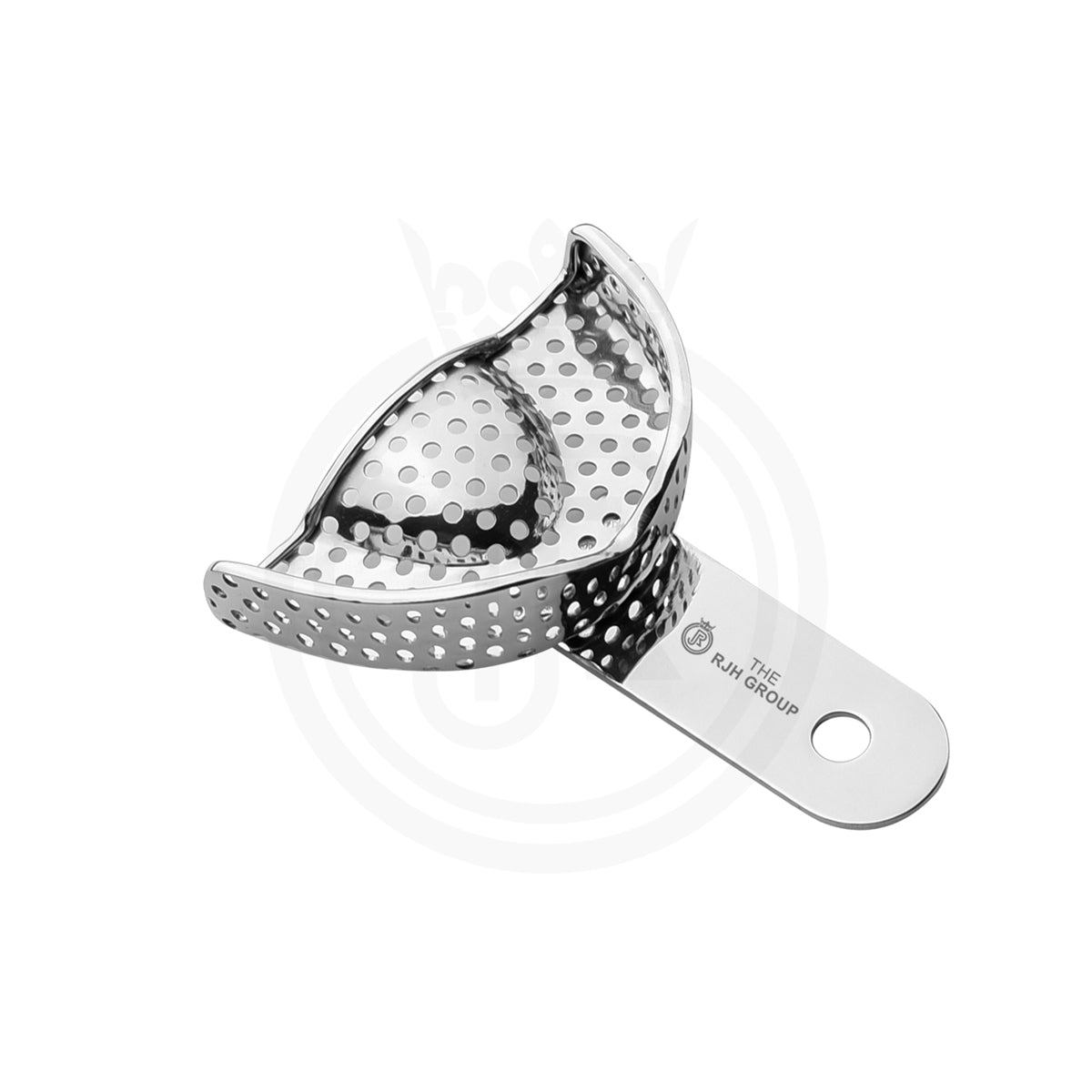 Perforated dental impression tray