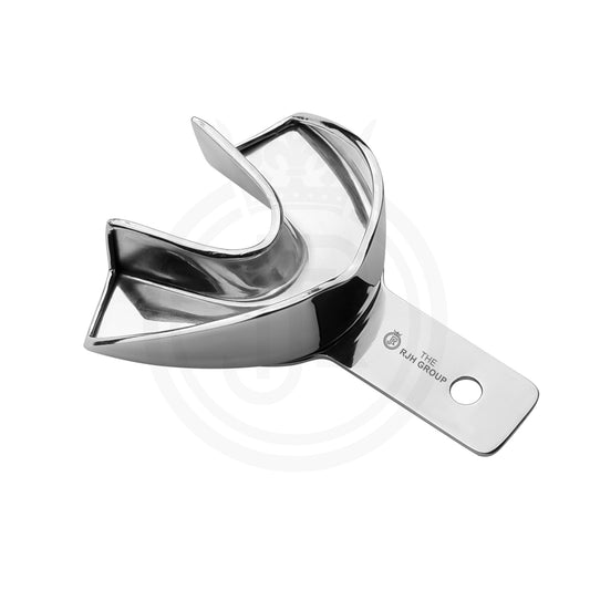 Non-perforated dental impression tray