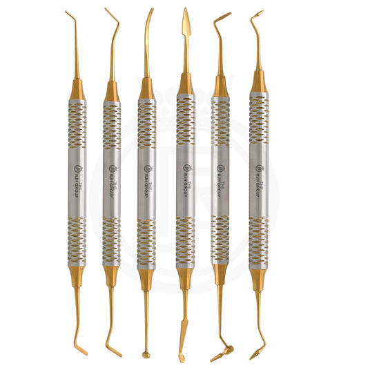 Dental Composite steel Resin Filling Instruments with hollow handle