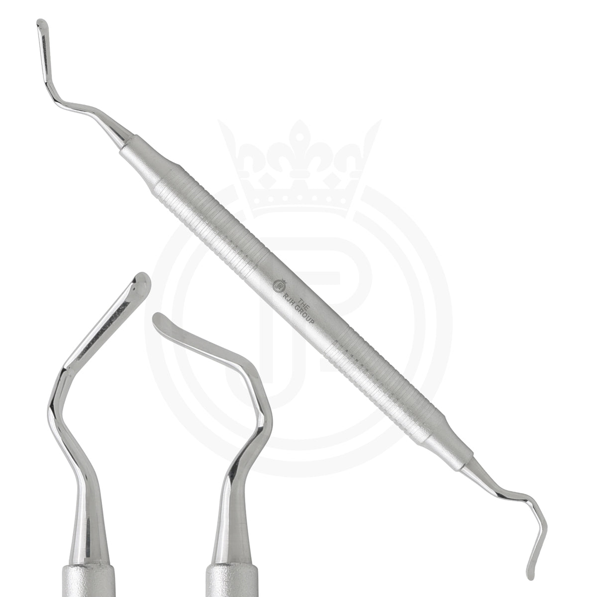 Gracey Dental Curette with a Stainless Steel Handle.