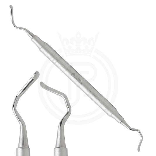 Gracey Dental Curette with a Stainless Steel Handle.