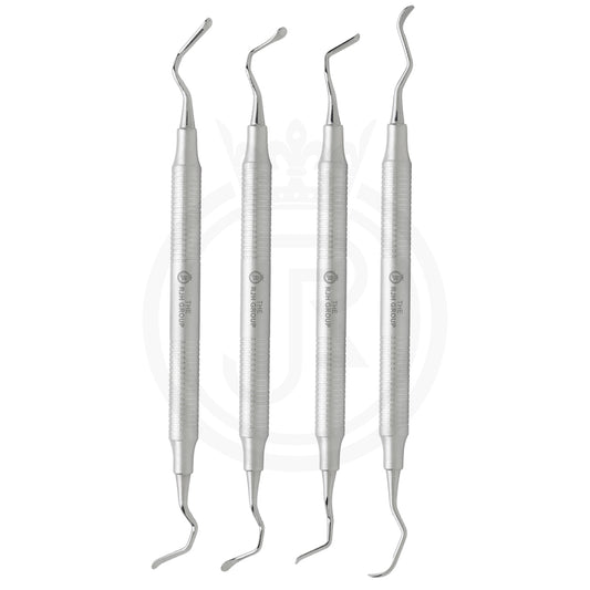 Gracey Dental Curette with a Stainless Steel Handle.