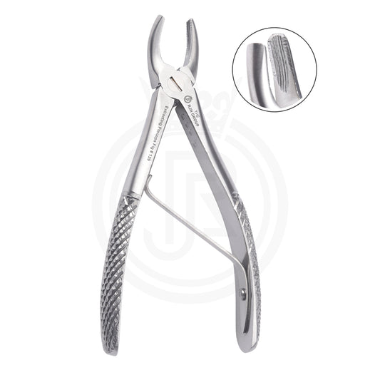 Baby extraction forcep upper incisors