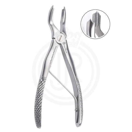 Baby extraction forcep upper roots