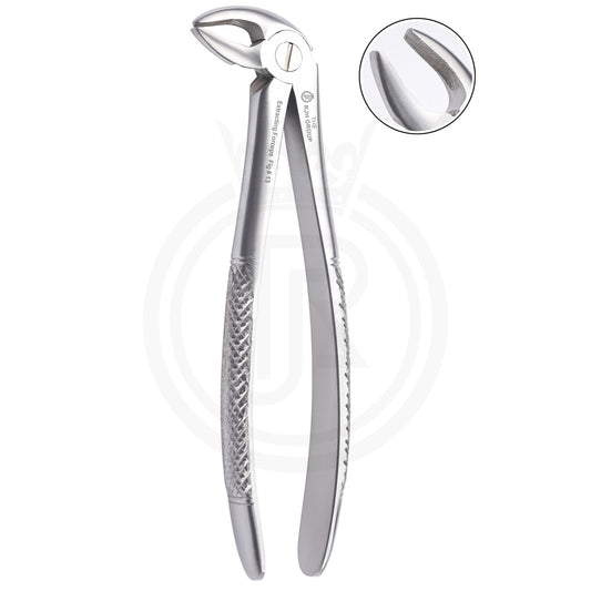 Extraction forcep english pattern lower molars